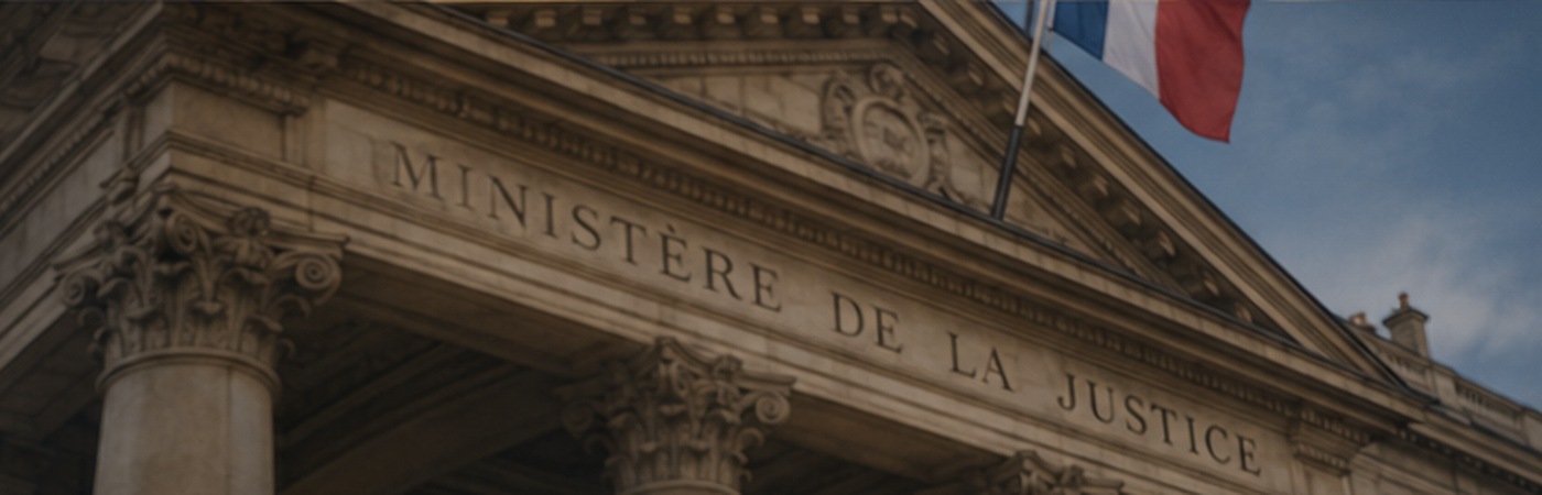 Bâtiment historique associé à l’environnement institutionnel de la justice française